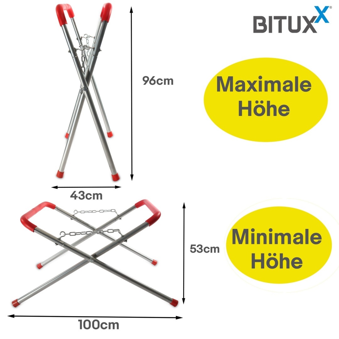 Servisní stojan / podpůrná koza s měkkou podložkou – BITUXX M19582